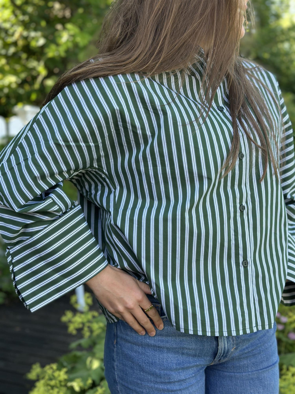 Atari Shirt Green Stripe