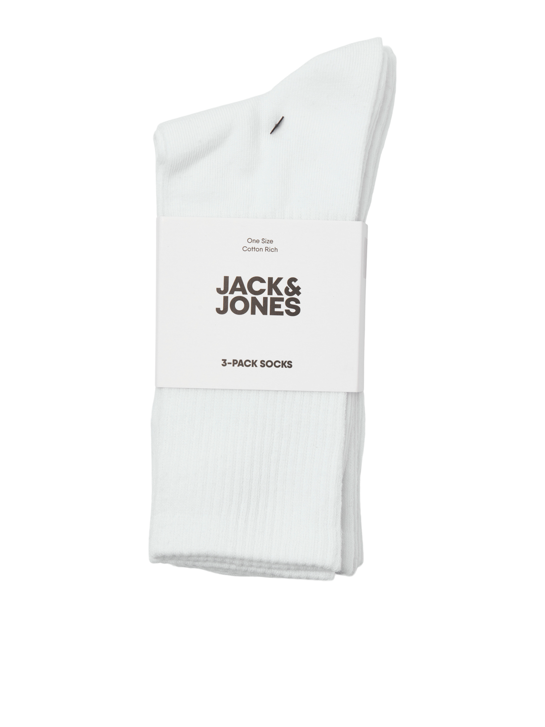 Charles Tennis Sock 3 Pack White