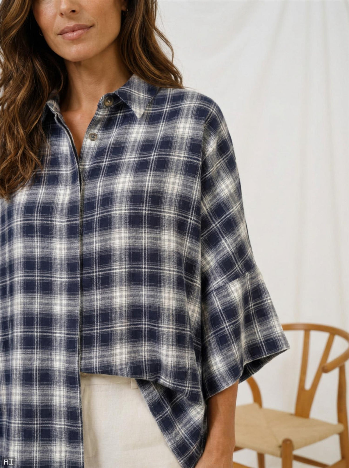 Santorini Shirt Blue