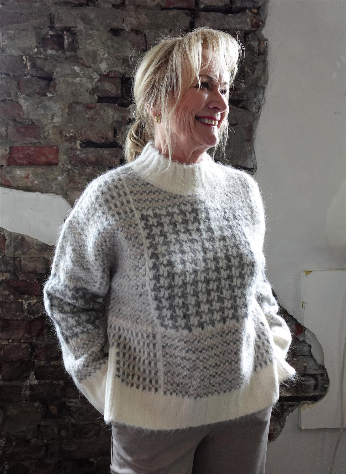 Echo Glencheck Sweater