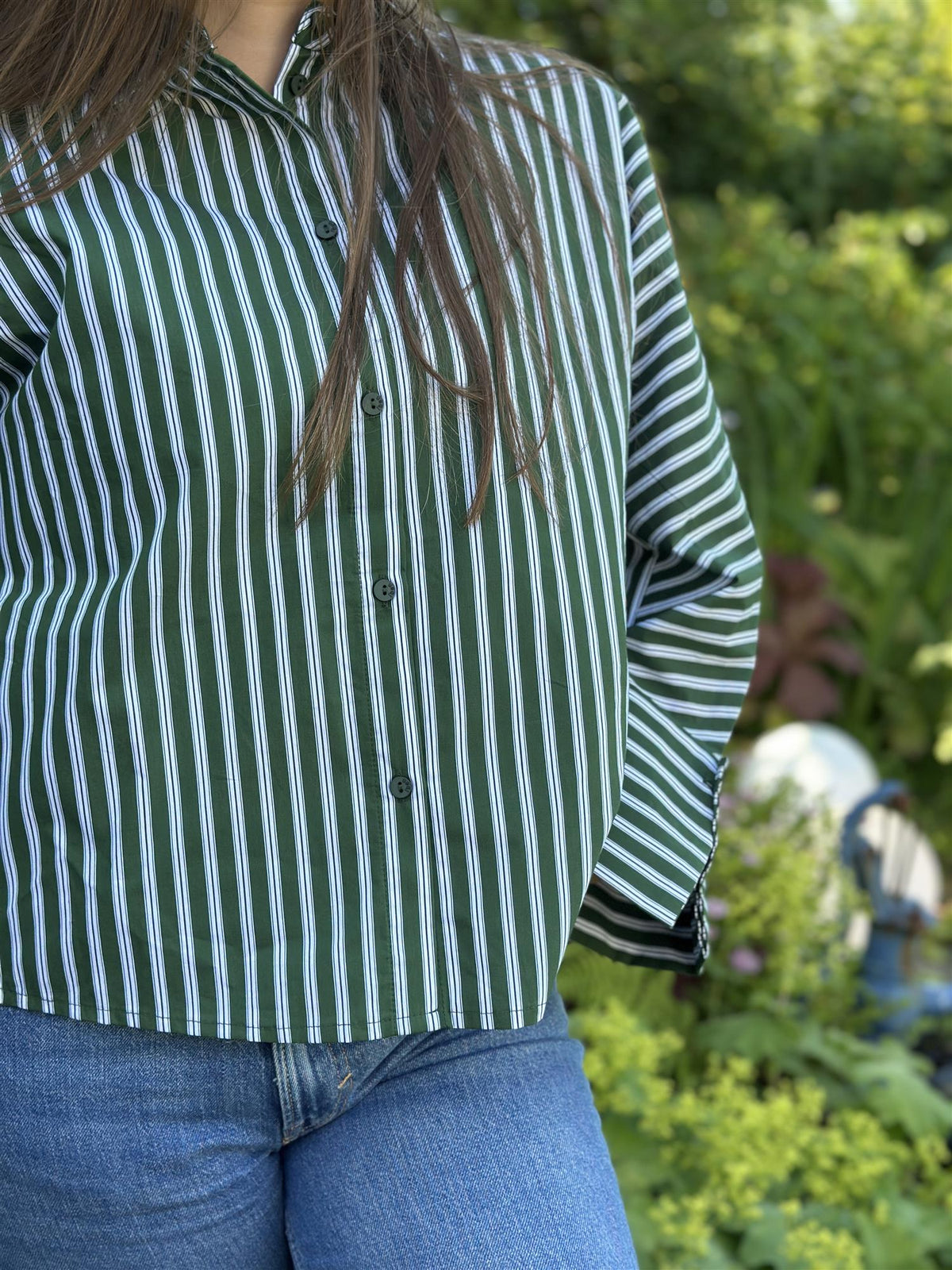 Atari Shirt Green Stripe