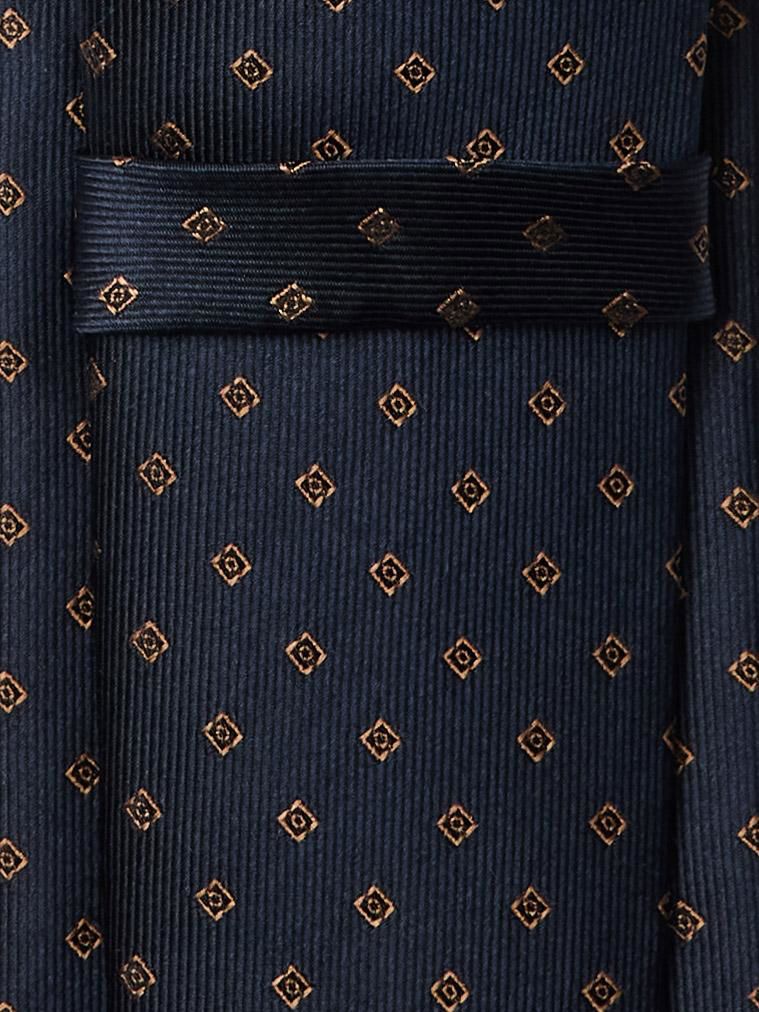 Slmlamine Silk Tie Navy Blazer
