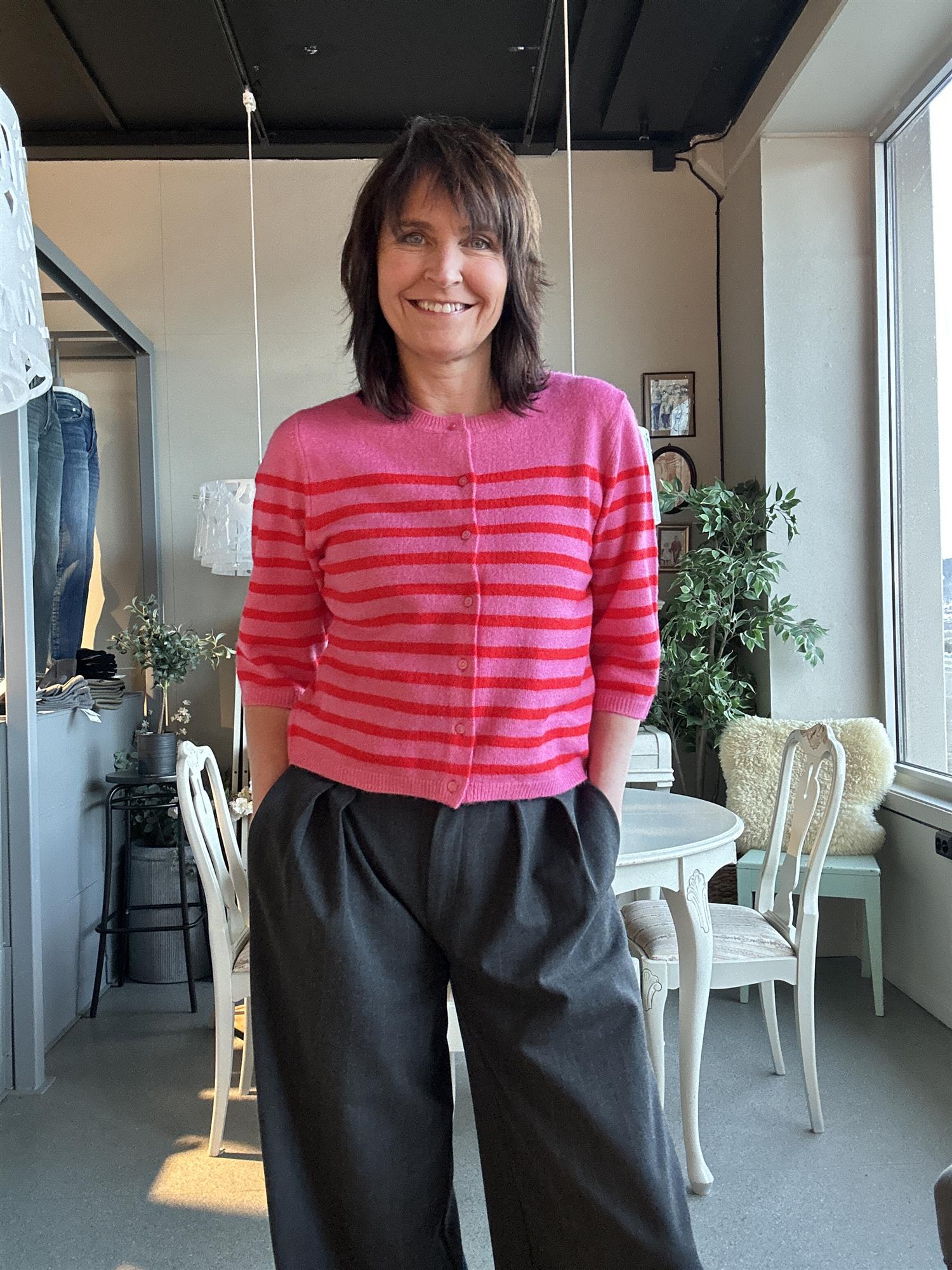 Viola SS Cardigan Wild Orchid