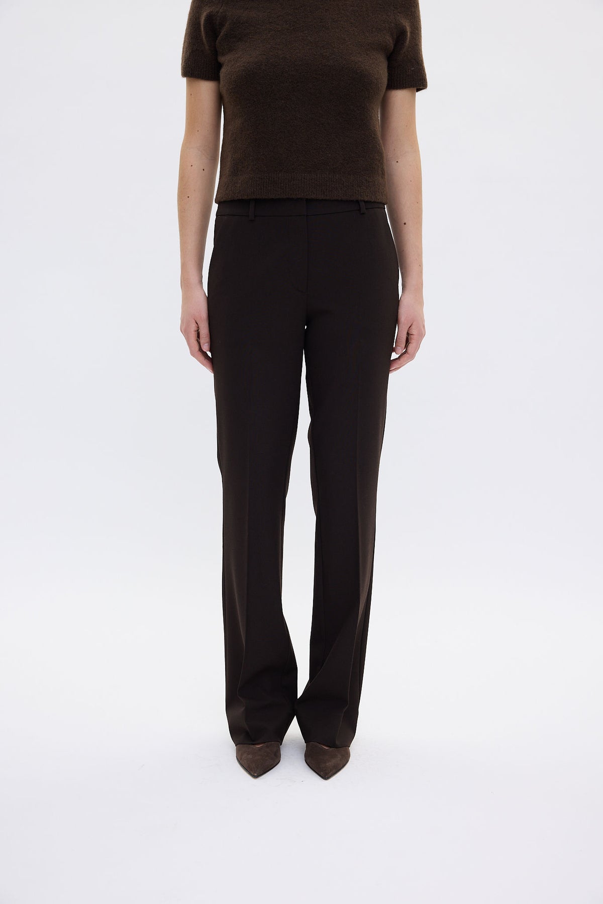 Clarafv 285 Dark Brown Melange