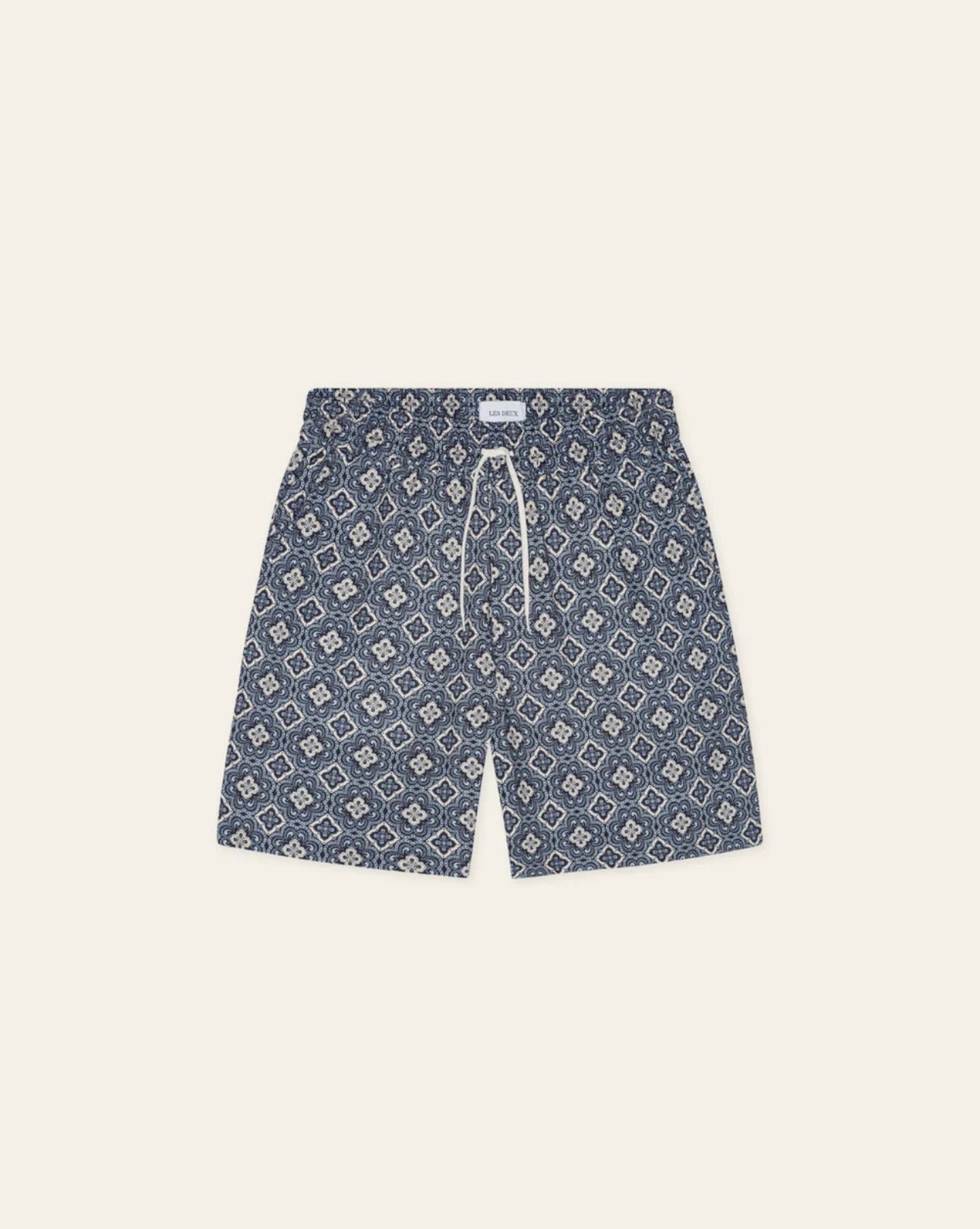 Harry Arabesque AOP Shorts Blue Fog