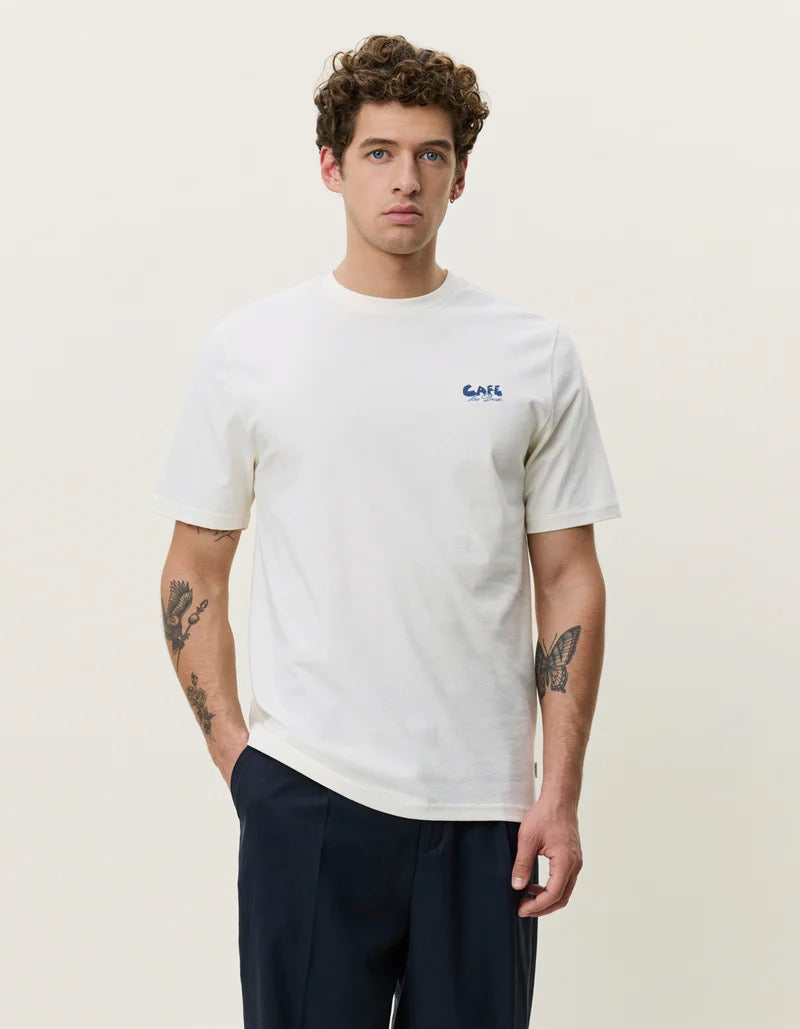 Café T-Shirt Light Ivory