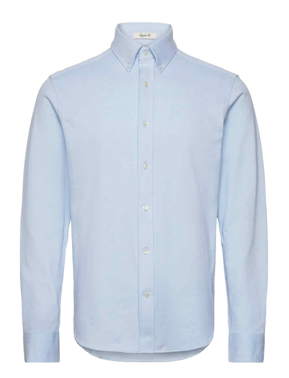 Reg Jersey Pique Stretch Shirt Capri Blue