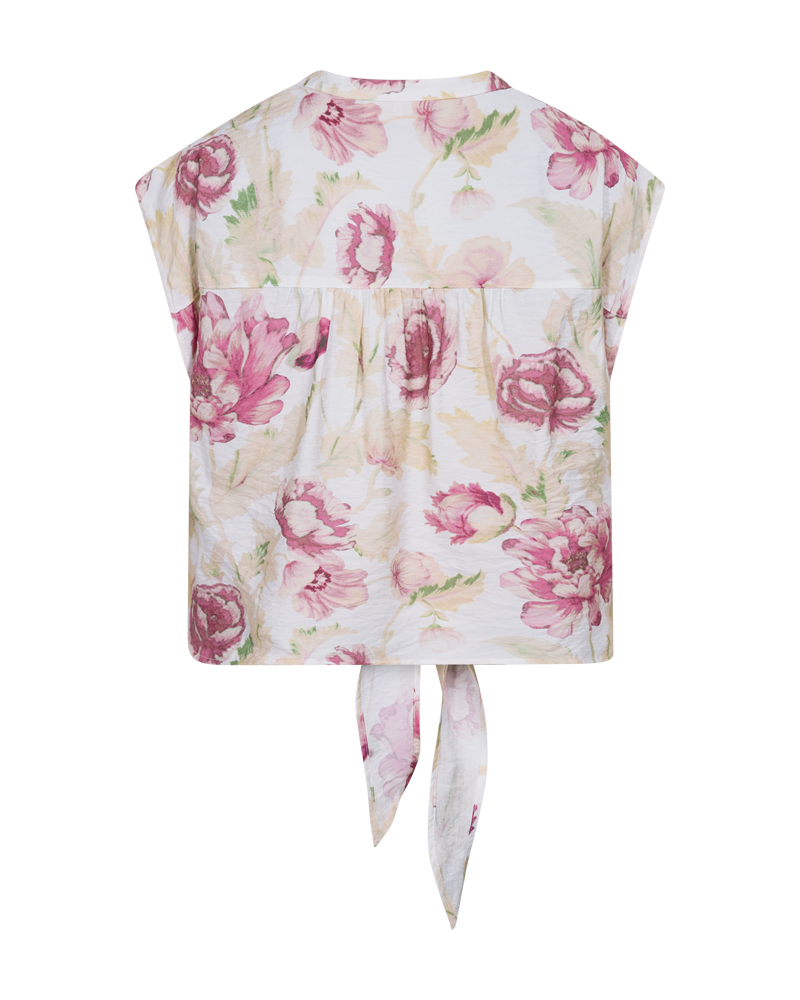 Fqmaise-Blouse Brilliant White w Ballerina