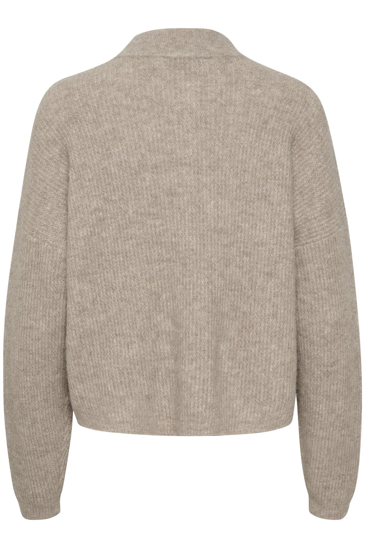 Alpha short cardigan // Warm Sand Melange