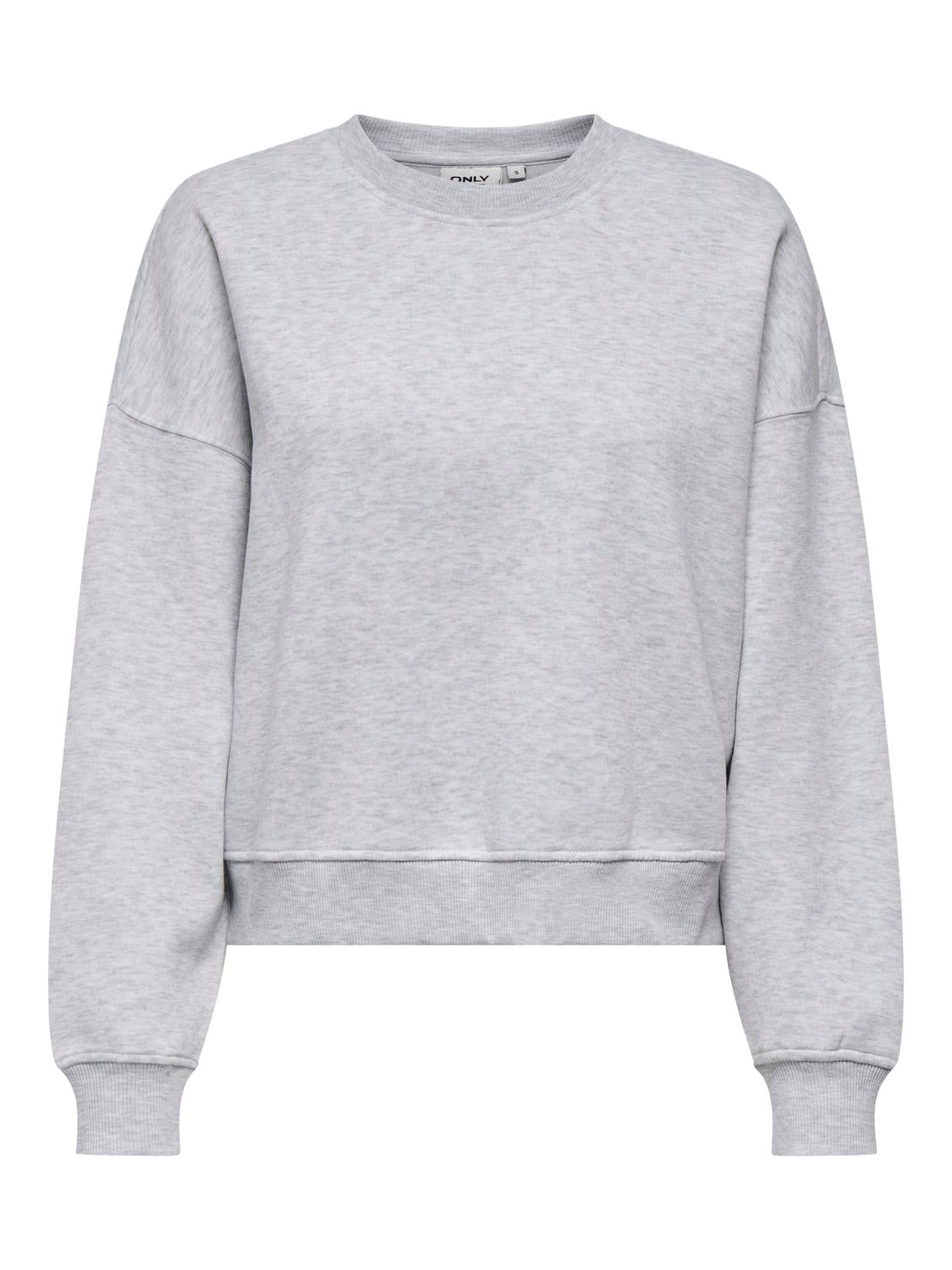 Best l/s Crew Neck Light Grey Melange