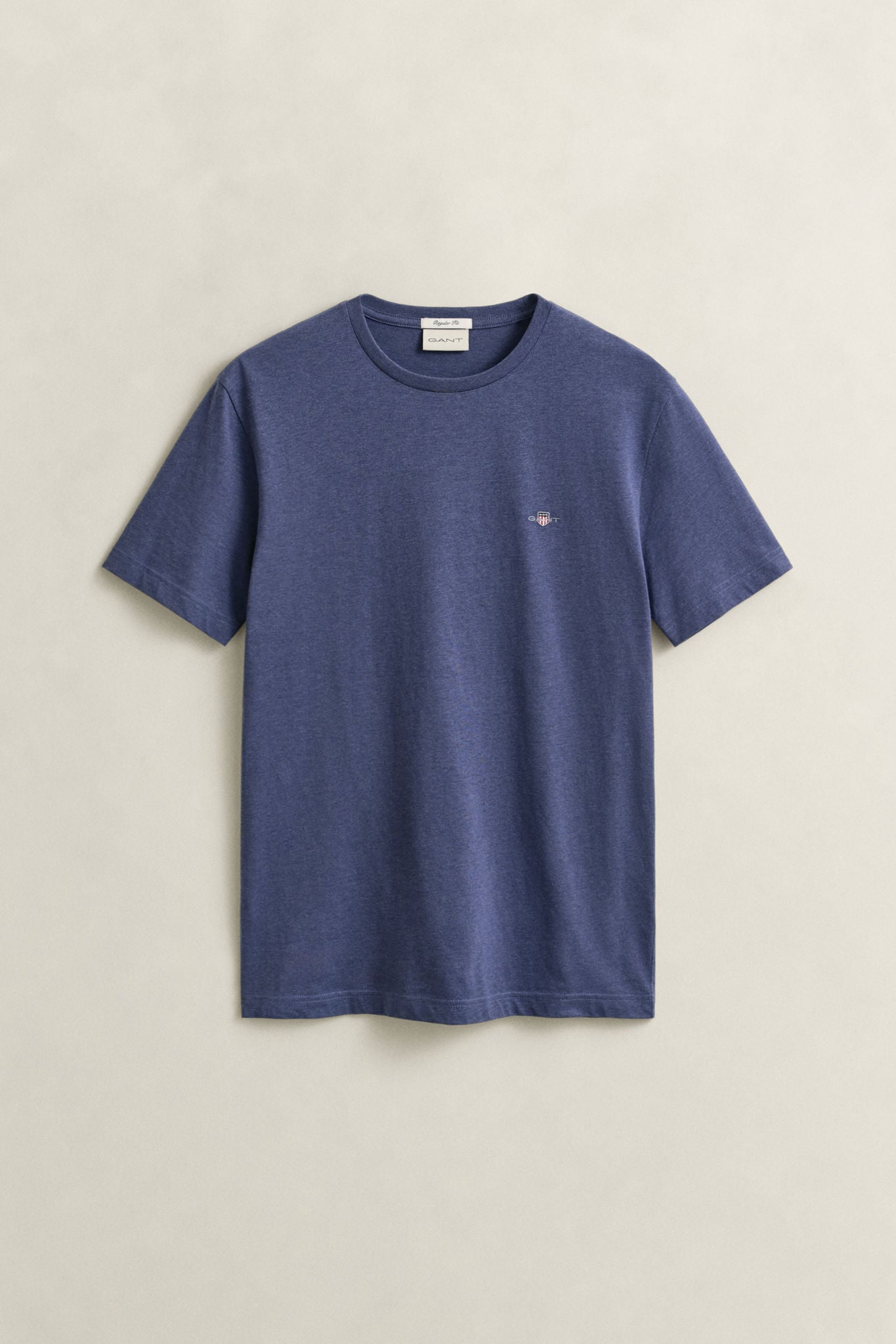 Reg Shield SS T-Shirt Dark Jeansblue Melange