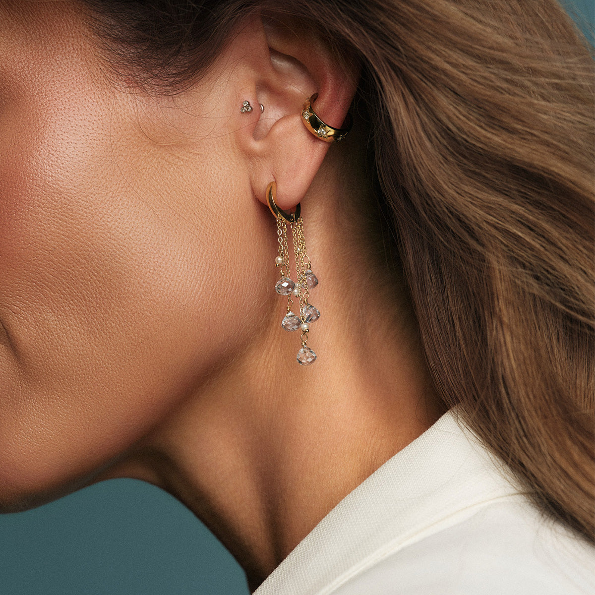 Skyfall Hoop Earring Tone Damli