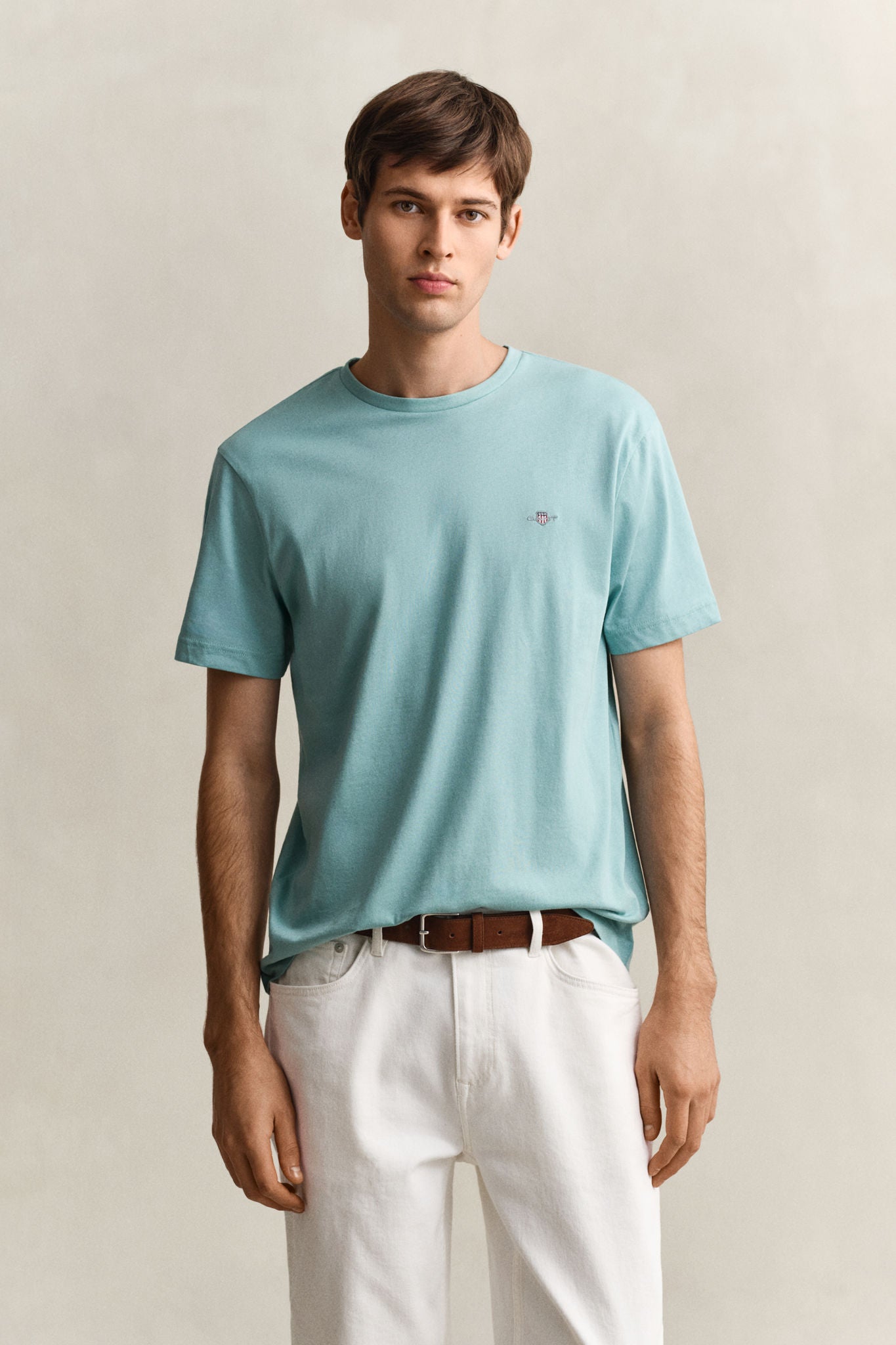 Reg Shield SS T-Shirt Muted Turquoise