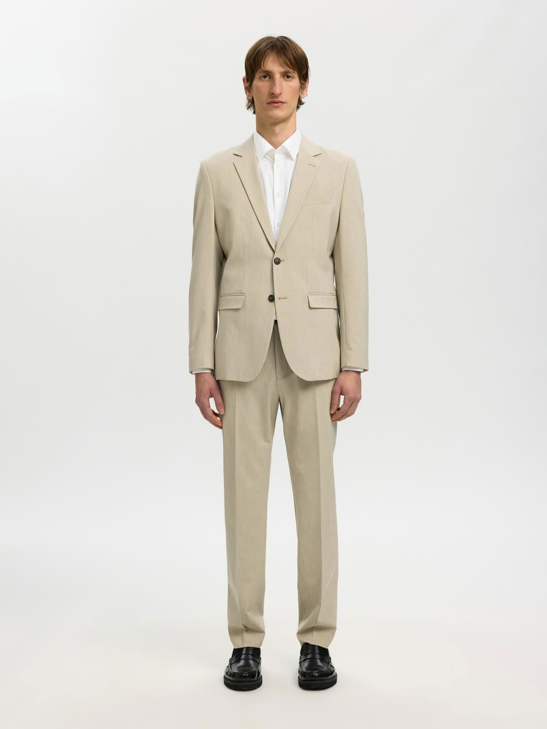 Slmslimfilip Ethan Shirt Ls Classic Noos