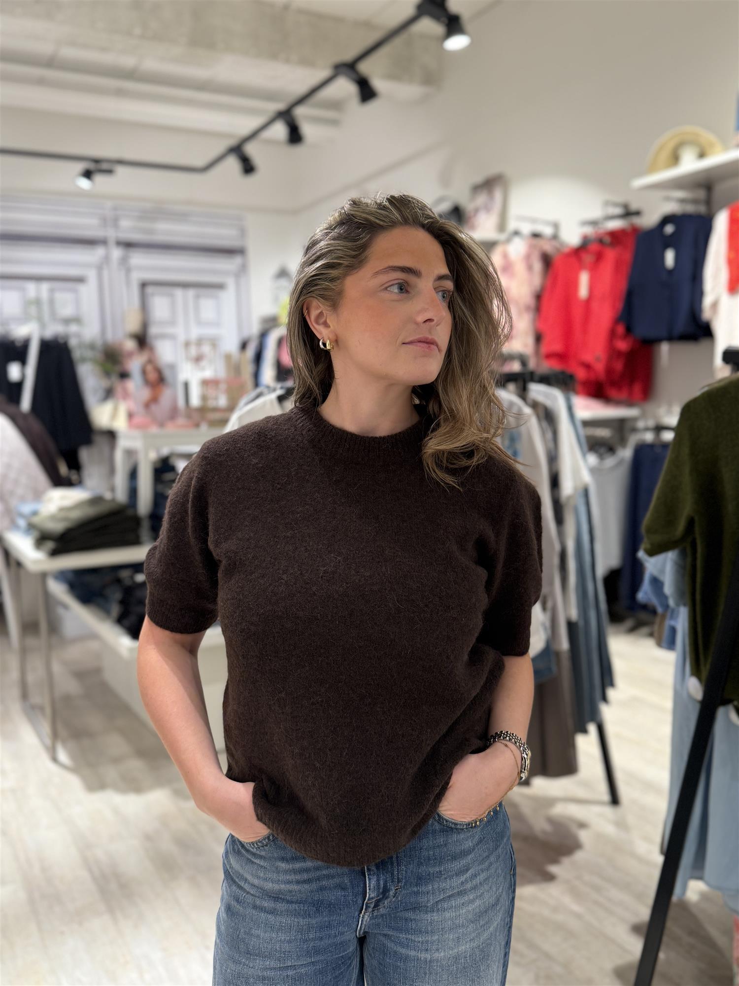 Yasjohi Ss Wool Blend Pullover S. Noos