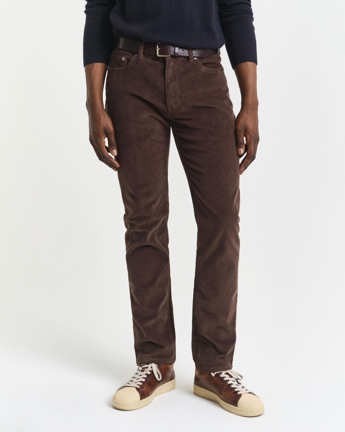 Reg Cord Jeans Rich Brown