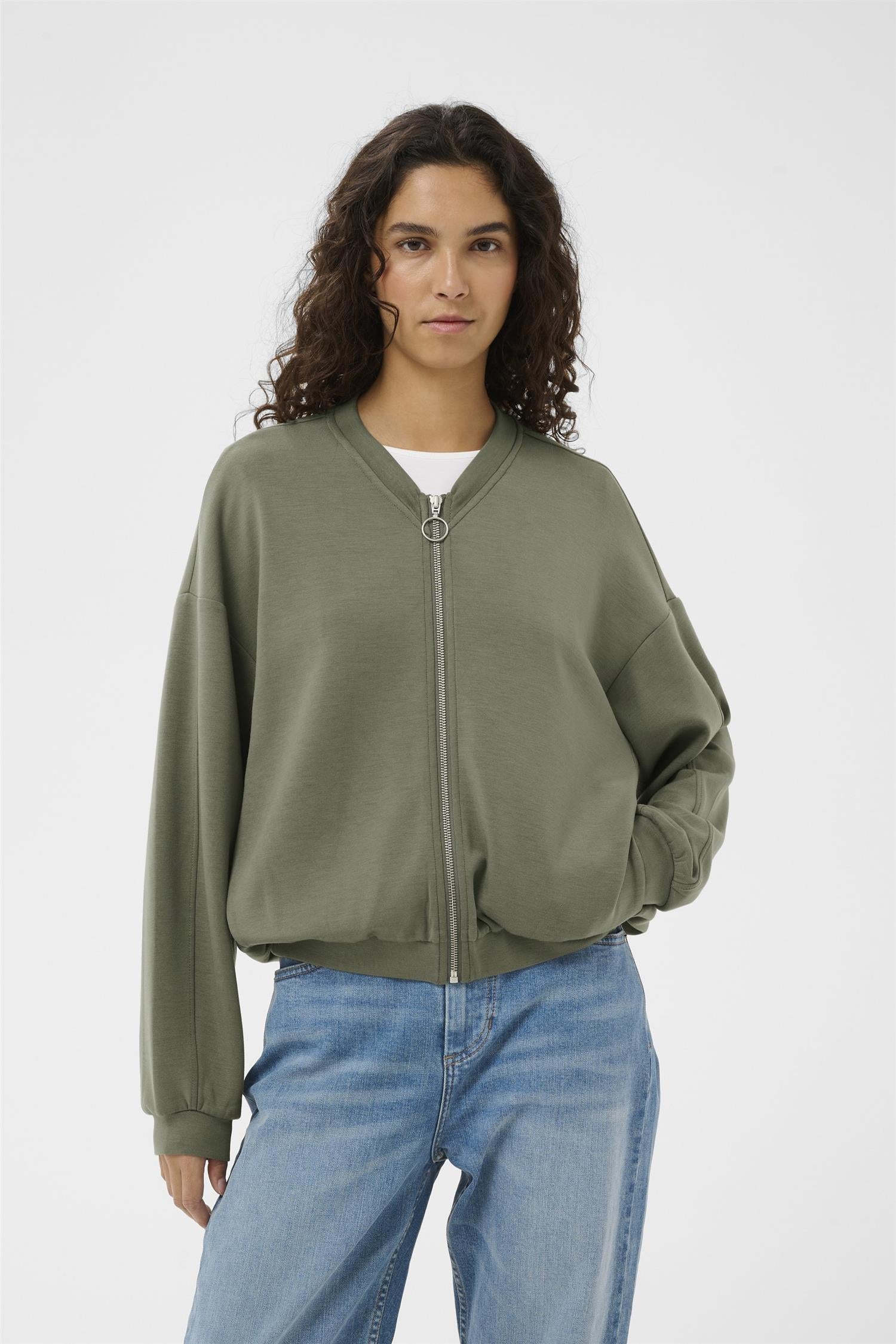 Simi Vincent Zipper Jacket Mulled Basil
