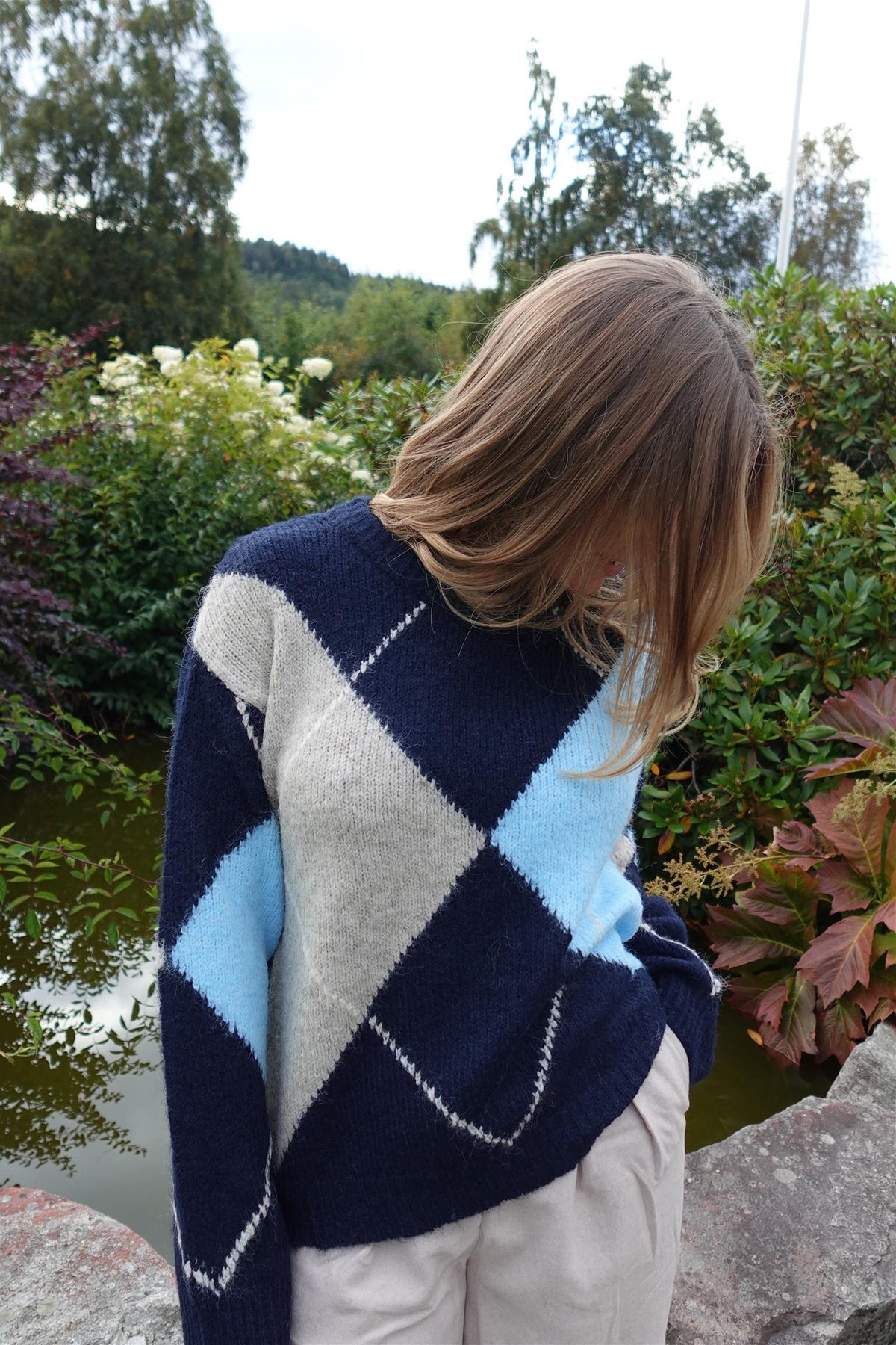 Fqgrslulu-Pullover Navy Blazer Melange