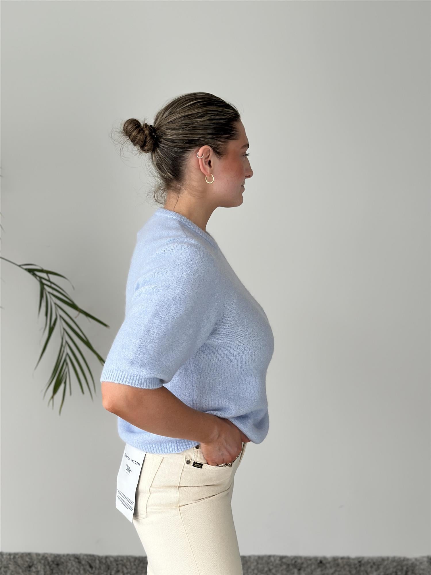 Alpha SS Tee Blue Finch Melange