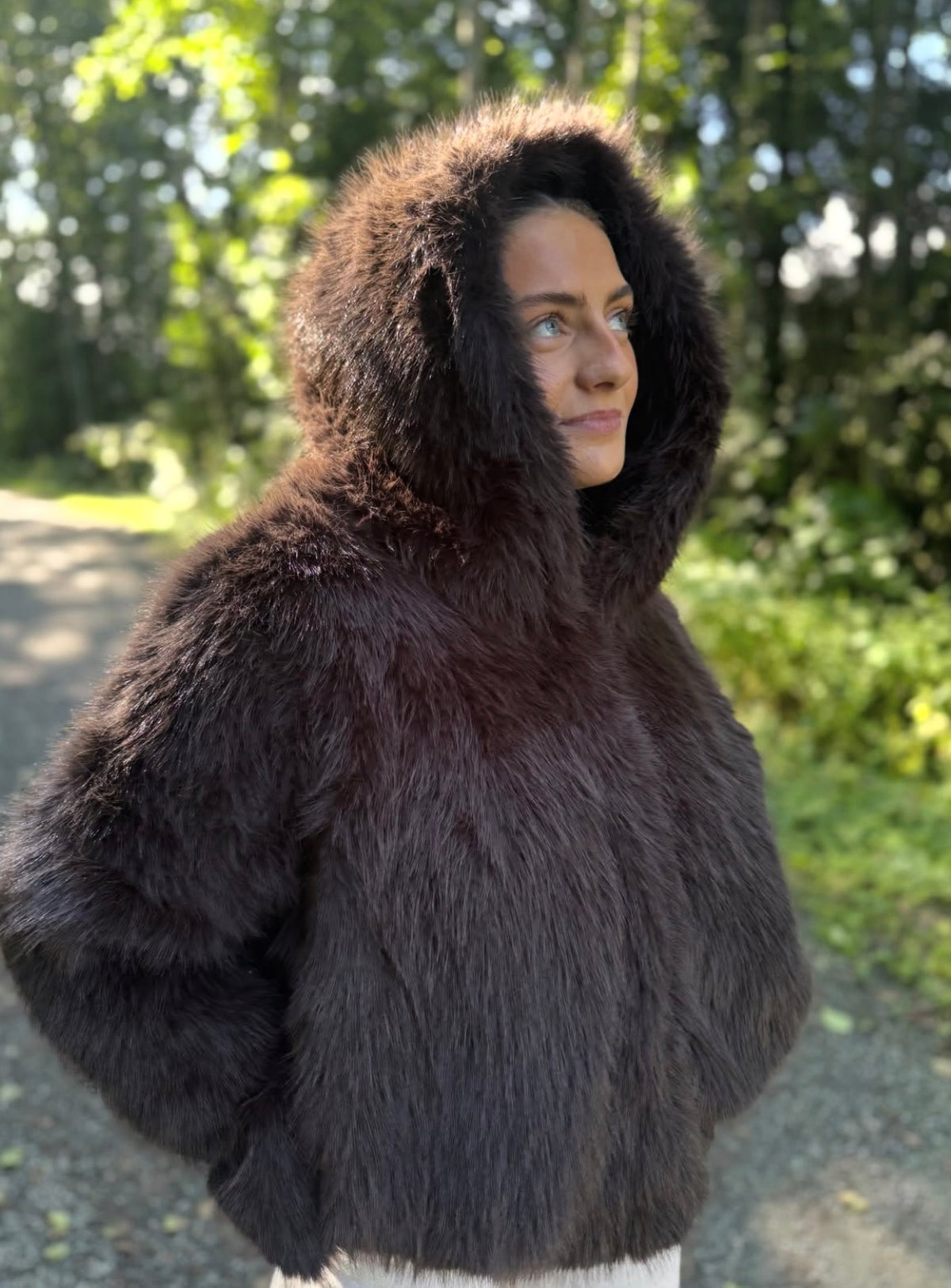 Bunny Faux Fur Chocolate