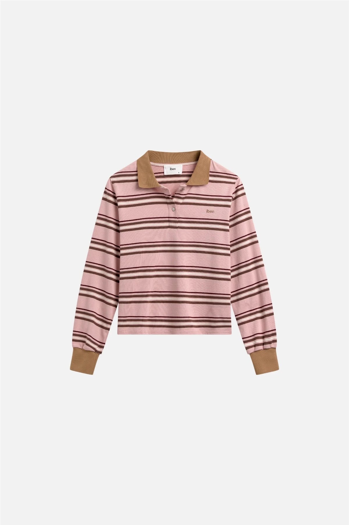 Grit Pique Sweater Blush Stripe
