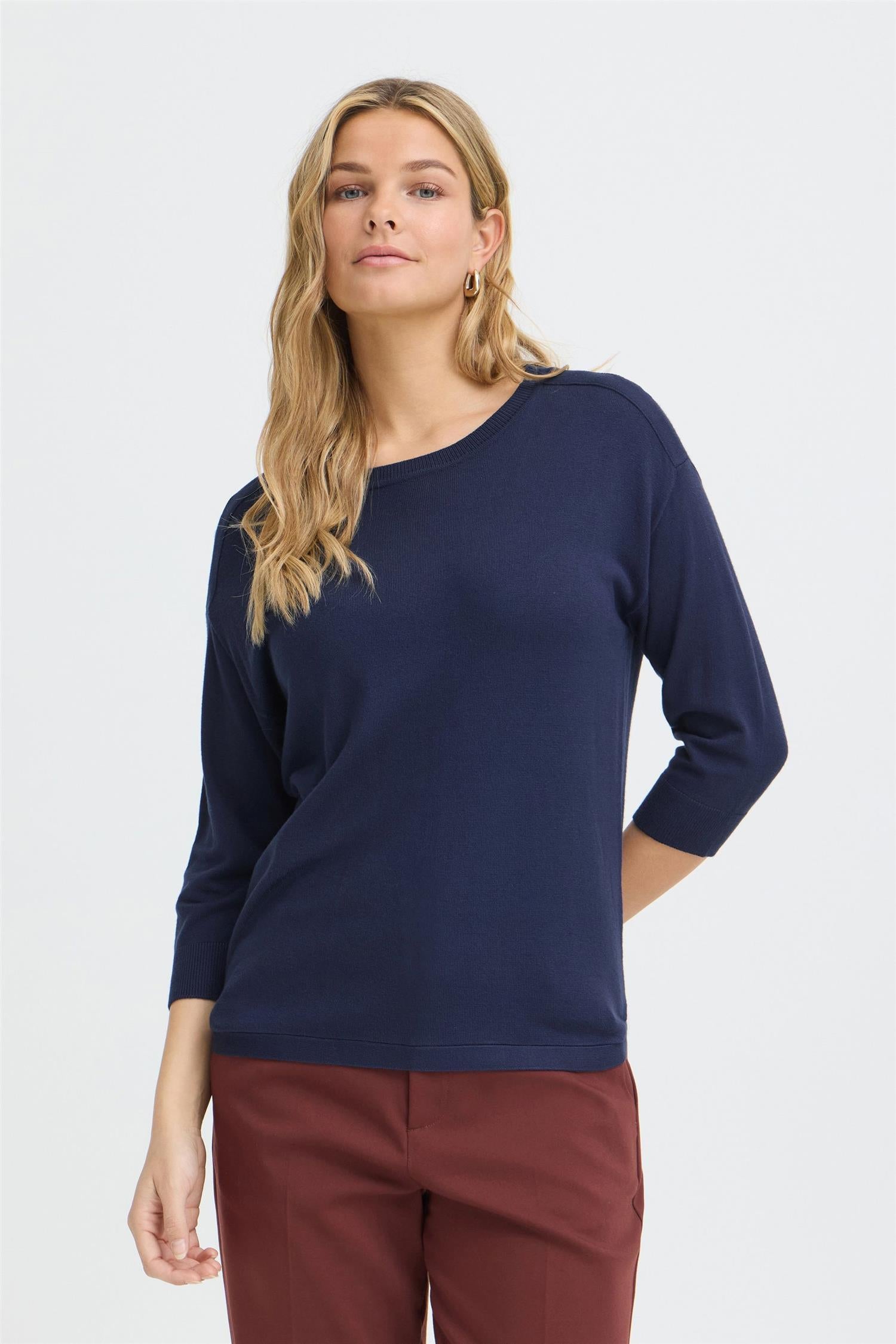 Frmary Pullover Navy Blazer