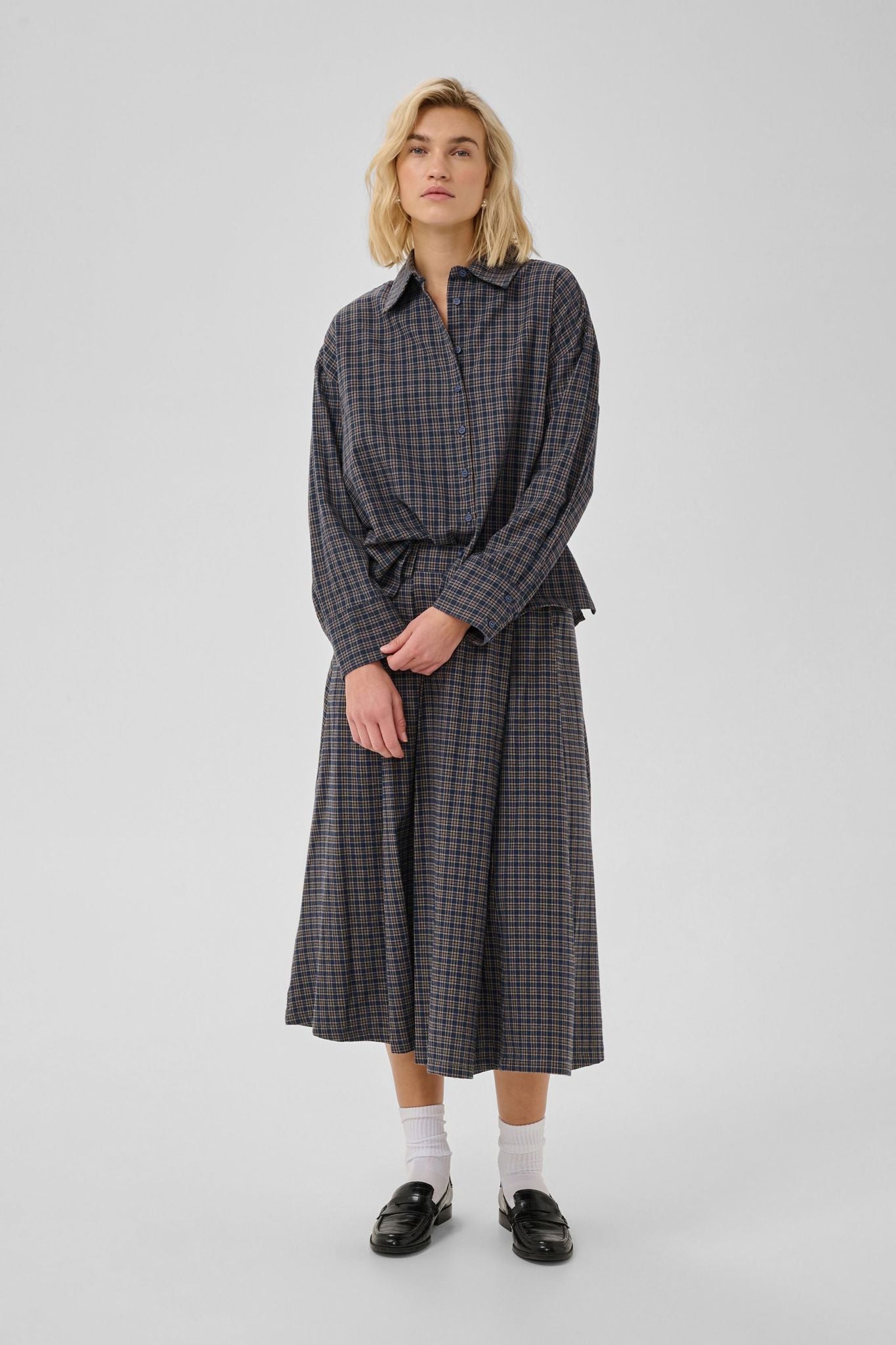 Mwlennie Boxy Check Shirt