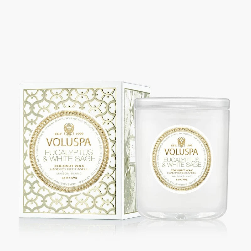 Eucalyptus & White Sage Boxed Candle