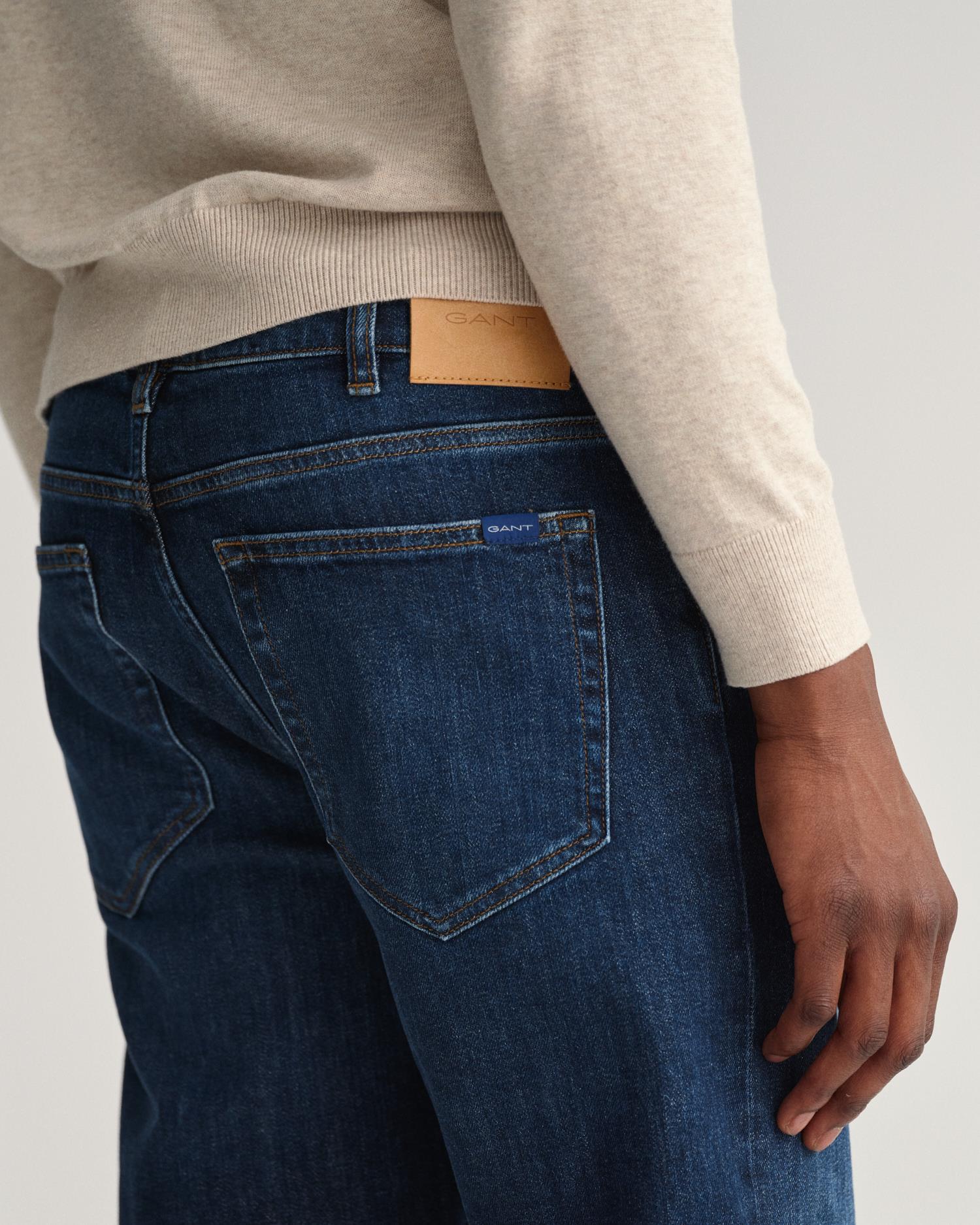 Arley Gant Jeans Dark Blue Worn In