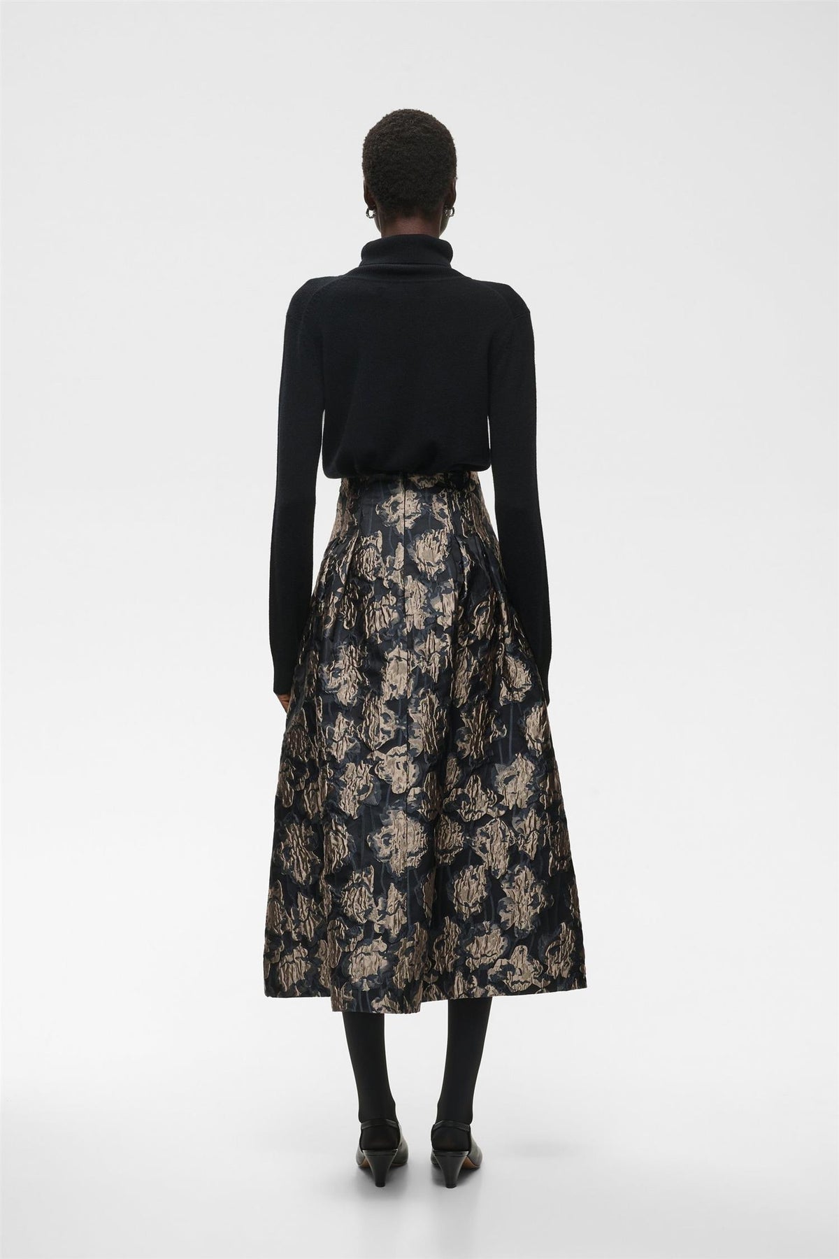 Yancieiw Skirt Flower Jacquard