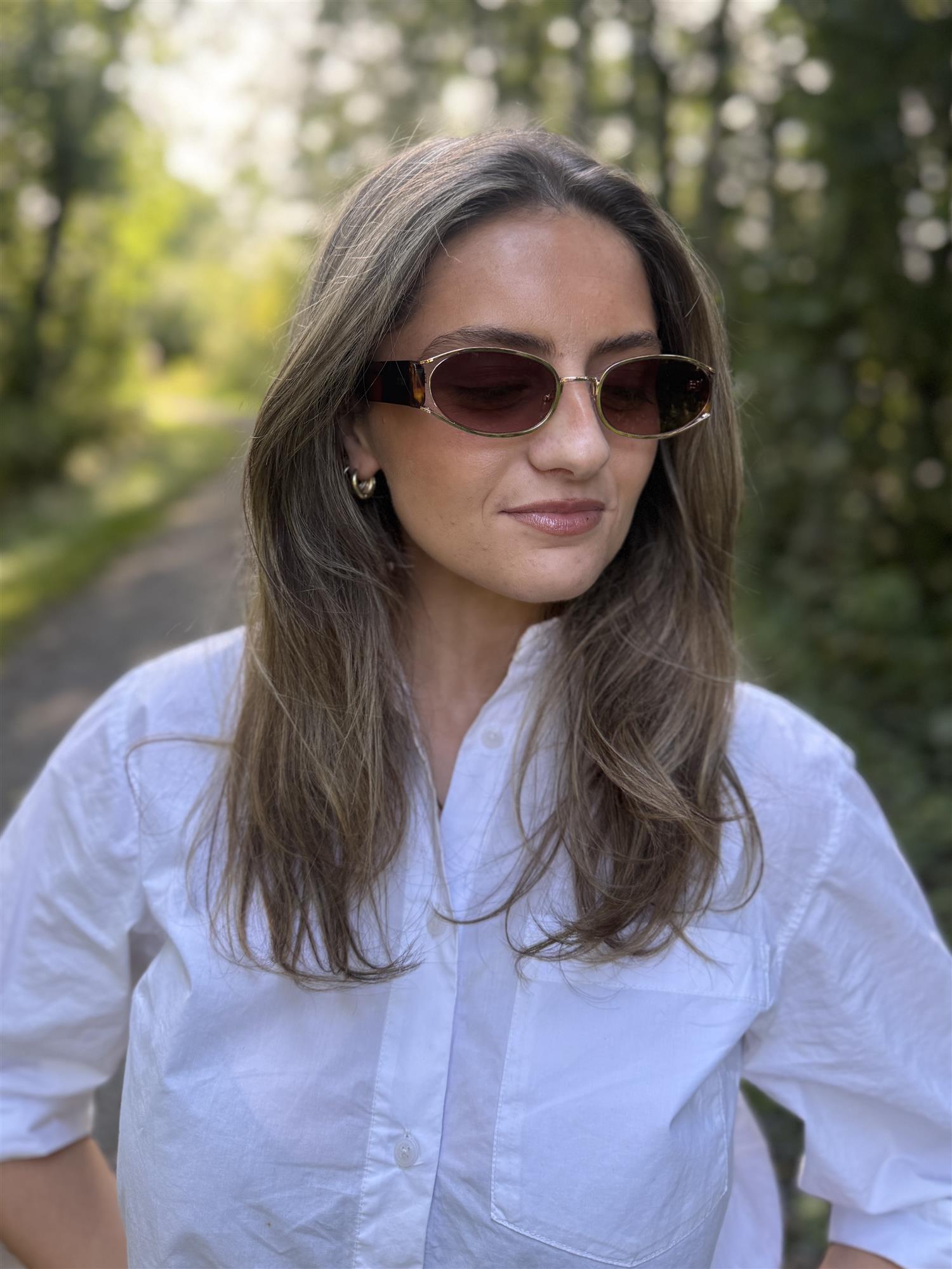 polly gold tort/brown