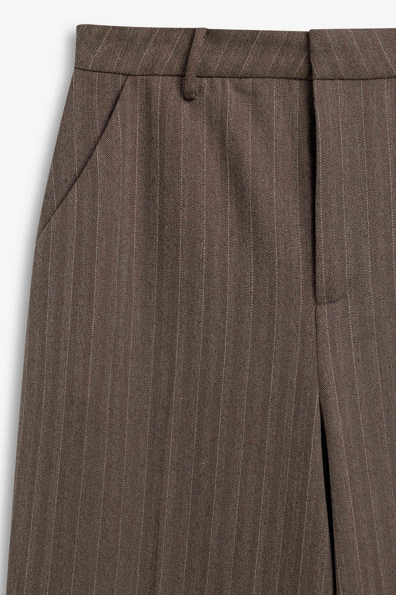 REIGN TAILORED STRUCTURED PANTS- MOLE STRIPE
