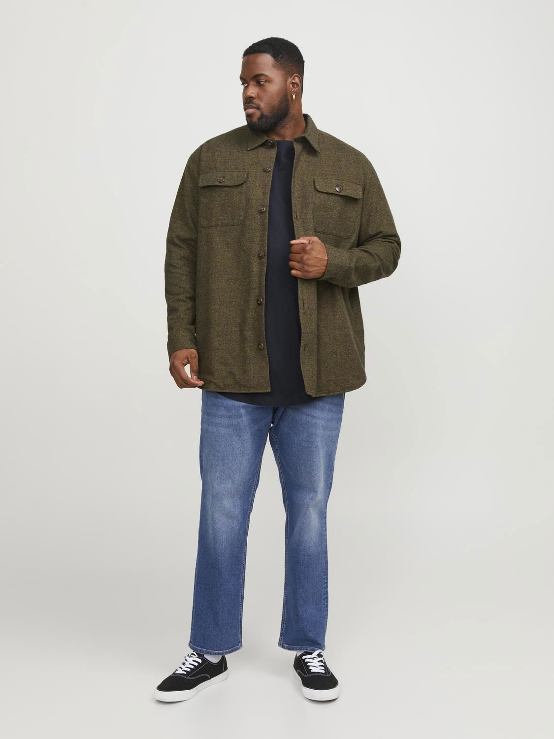 Jjenoa Tee Ss Crew Neck Navy Blazer Noos