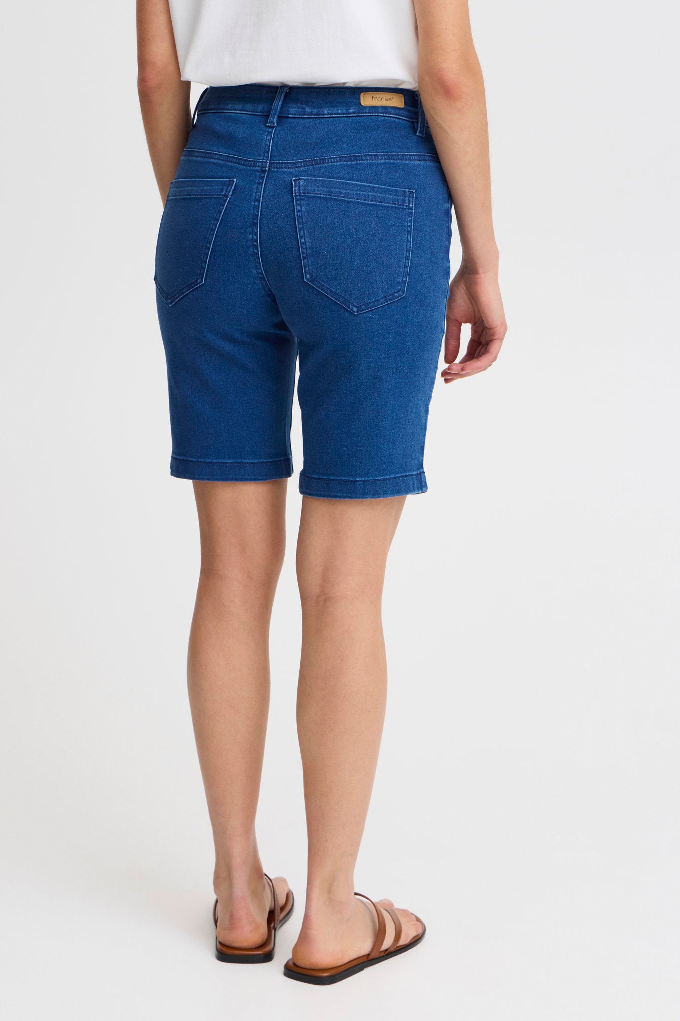 Luxe Elli Shorts Mid Blu Denim