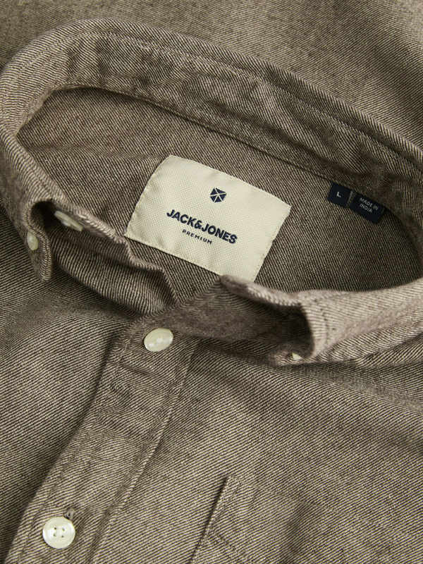 Blubrook Twill Shirt Malt Ball