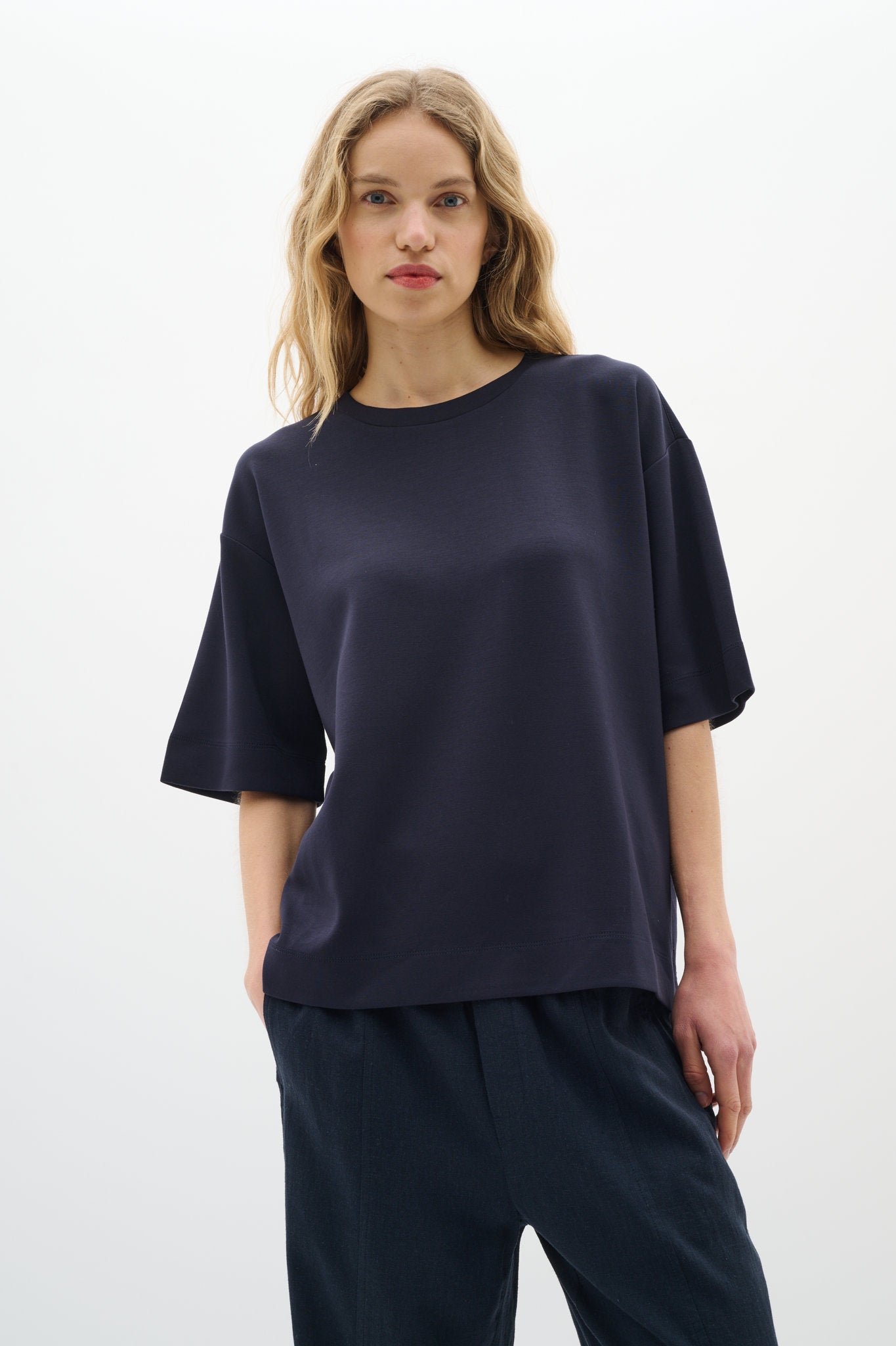 Pannie Oversize T-Shirt Marine Blue