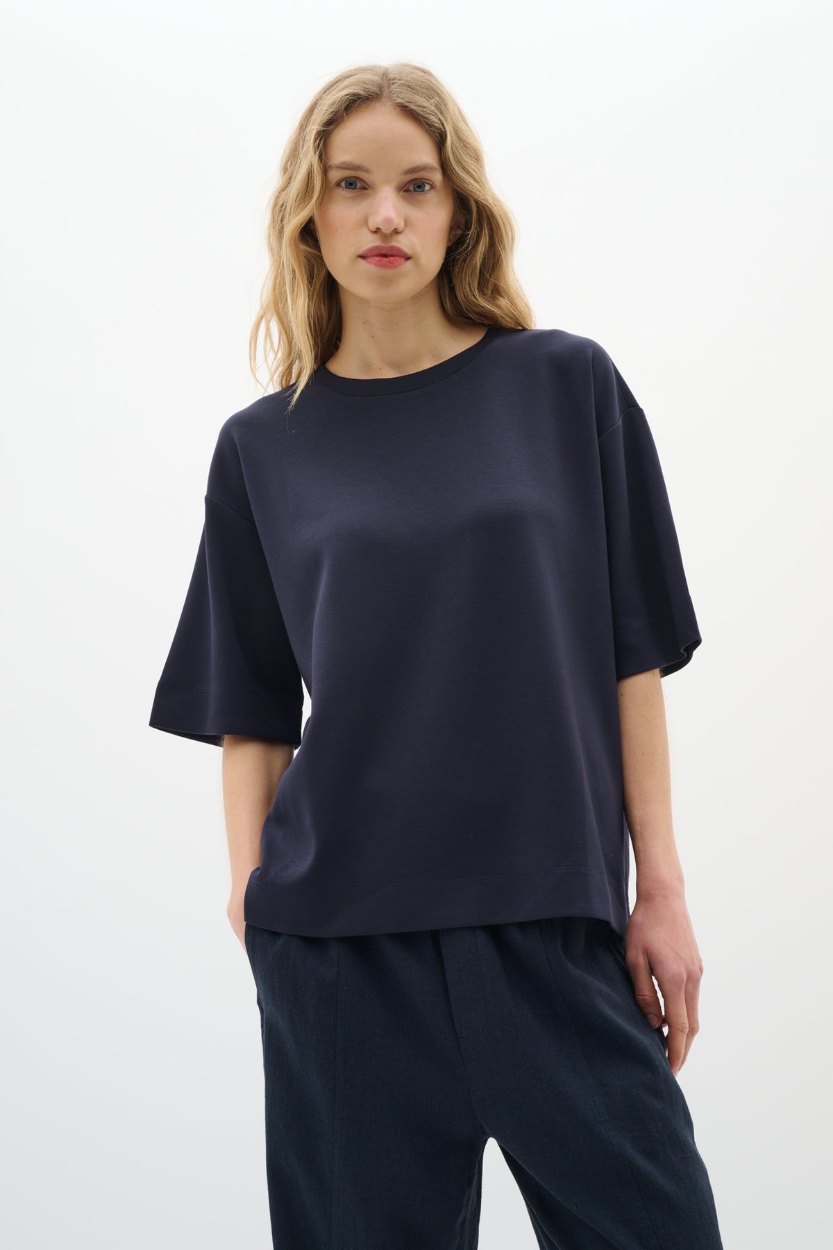 Pannie Oversize T-Shirt Marine Blue