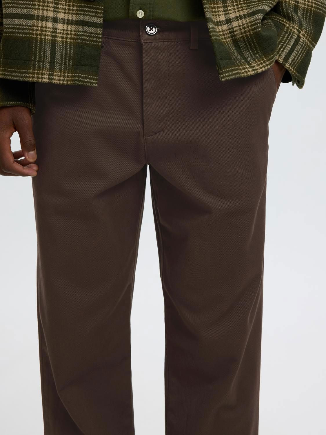 Slm196-Straight Miles Twill Pant Delicioso