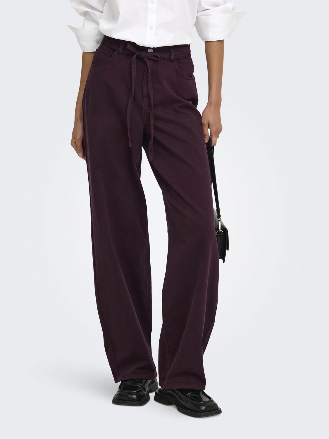 Onlgianna-Silla Mw St Belt Pant Fudge
