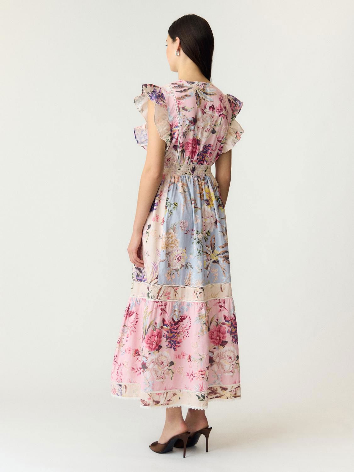 YasMessa Long Dress Pristine w Ballerina