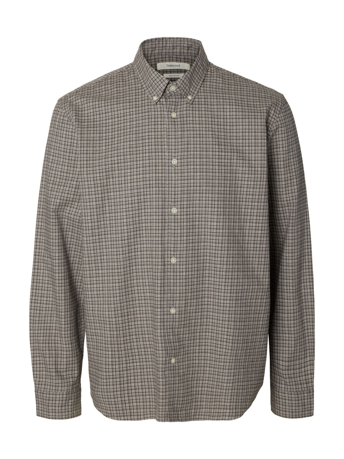 Slmcole-Jay Reg Melange Ls Shirt Noos