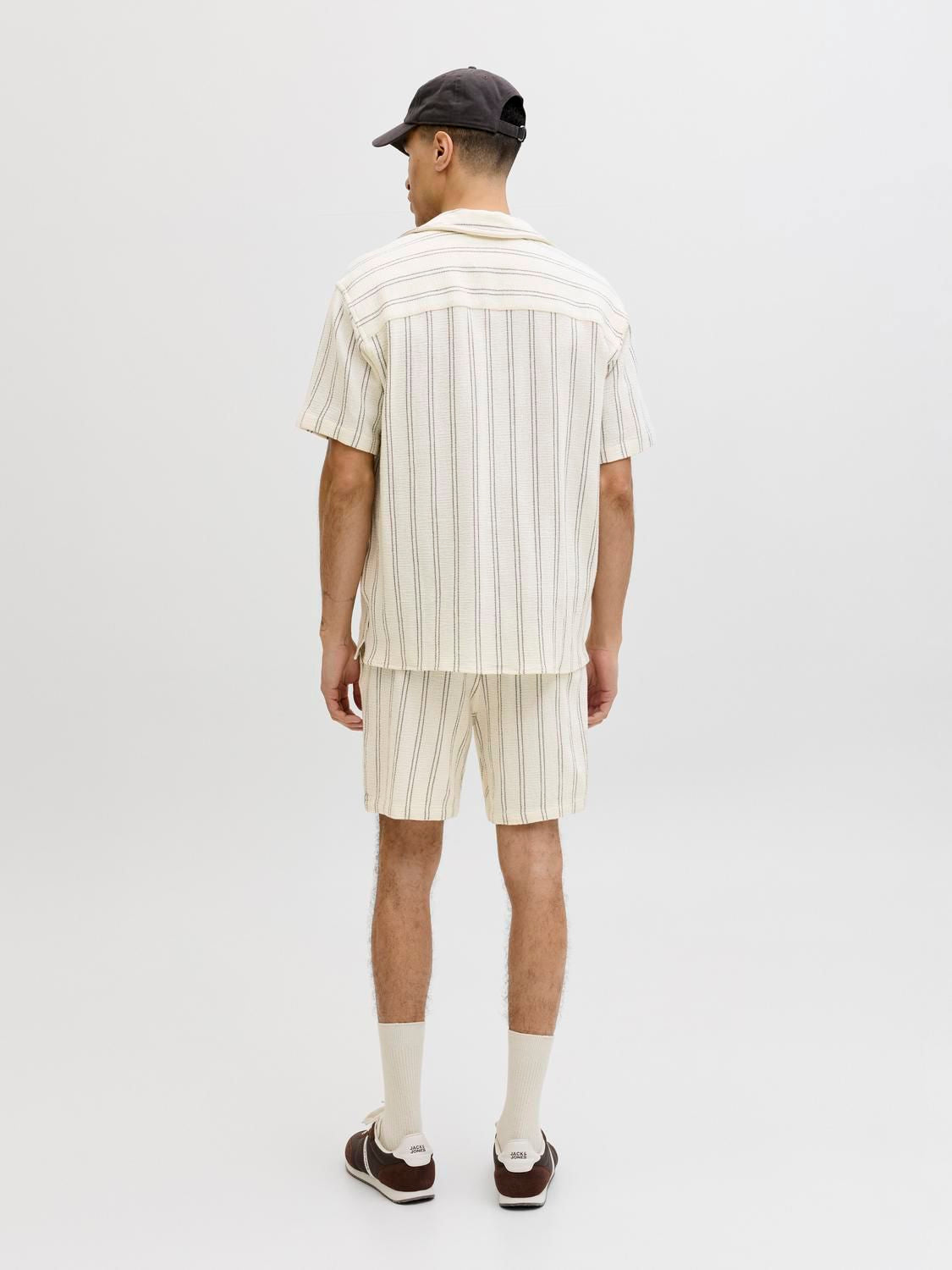 Jpstjaiden Coba Stripe Jog Shorts Reg Ln