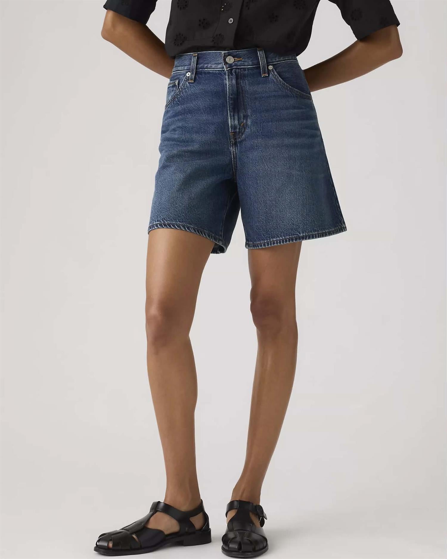 High Rise Baggy Shorts Achieve Everything