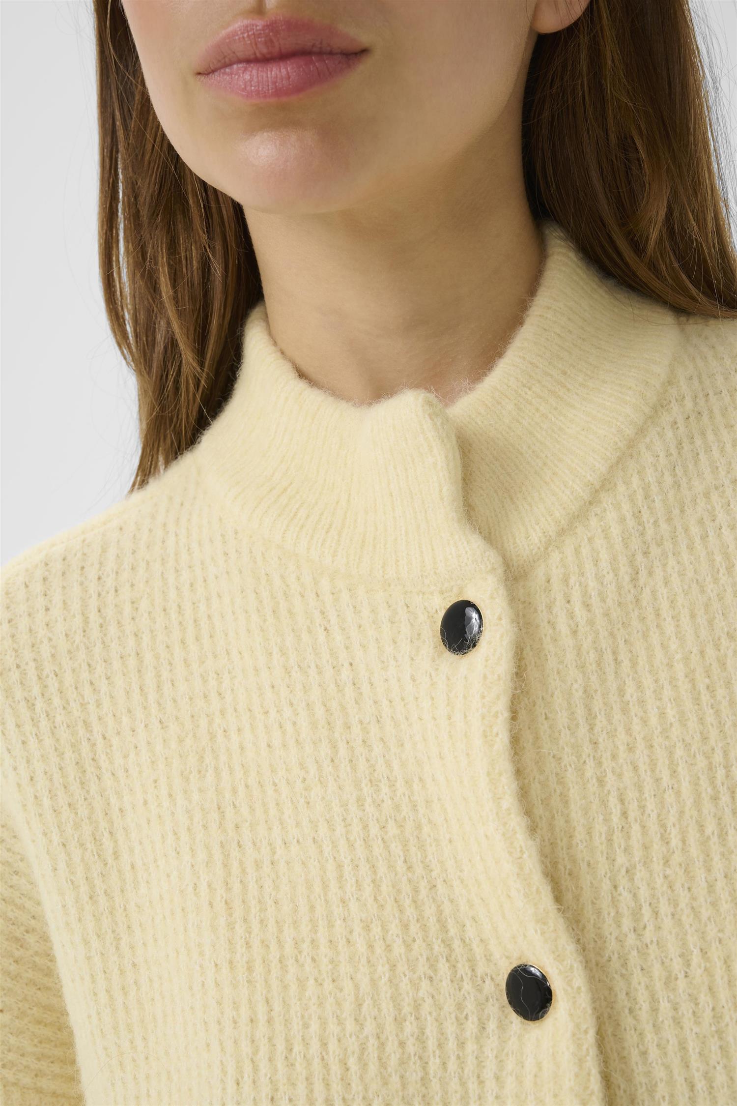 Alpha Short Cardigan Frozen Dew Melange