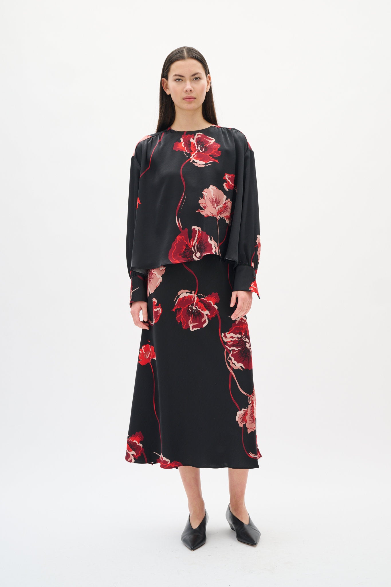 Dawn Blouse Poppy Rose