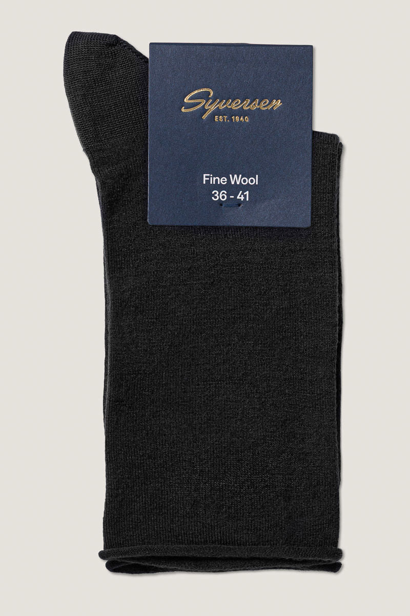 Wool Roll Top W Sock