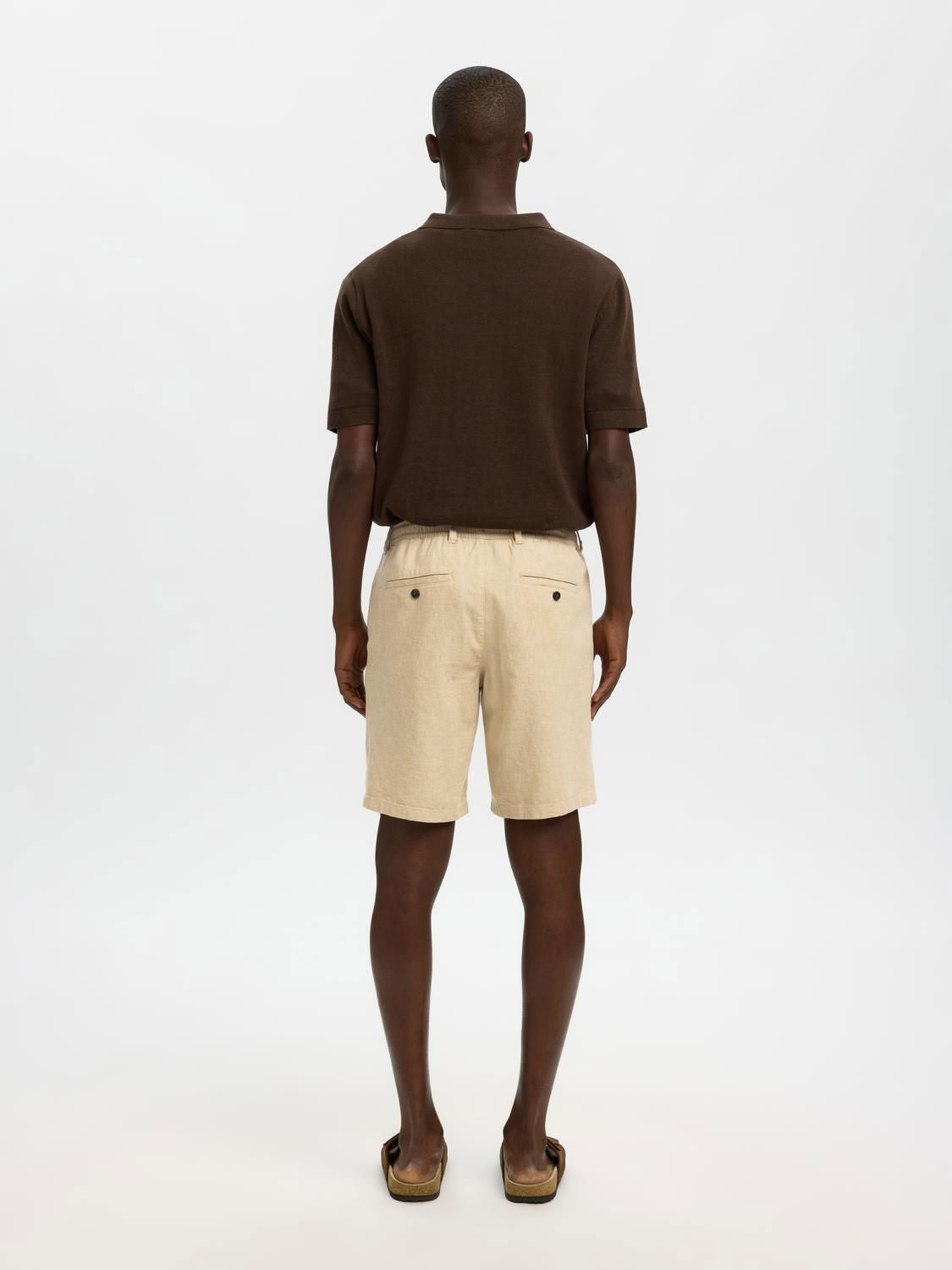 Brody Linen Shorts Incense