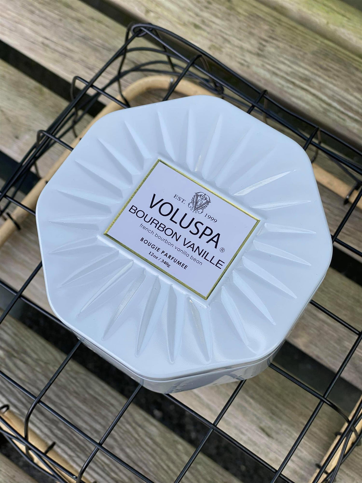 Bourbon vanille Octagon Tin
