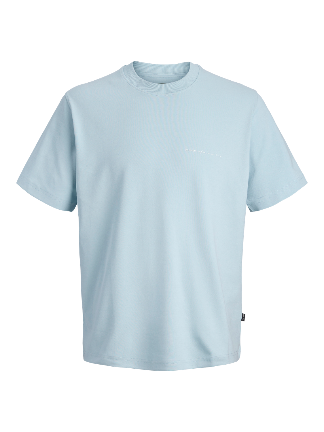 Owen ss branding tee chambray blue