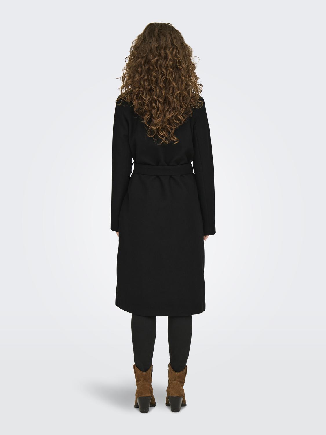 Alvilda Life Wrap Coat Black